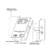 CHEOTIME Coil Fingerprint Lock Maintenance Detector, 1800mAh Fingerprint Lock Detector Pulse Generator for Password Lock Door Locking System(US Plug-White) view 4