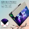BFDHGQZC Keyboard Case for iPad 6th Generation/iPad 5th Generation/iPad 9.7 inch/iPad Air 2 with Pen Holder,360 Degree Rotating Stand Protective Cover,Purple Butterflies view 3
