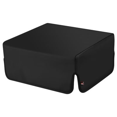 DirectNine Basics Turntable Dust Cover, Retro Stero Record Player Case, DJ CD Digital Turntable Dust Cover, Black