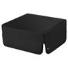 DirectNine Basics Turntable Dust Cover, Retro Stero Record Player Case, DJ CD Digital Turntable Dust Cover, Black view 1