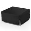 DirectNine Basics Turntable Dust Cover, Retro Stero Record Player Case, DJ CD Digital Turntable Dust Cover, Black view 2