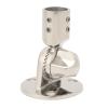 NDNCZDHC Boat Antenna Mount Stainless Steel 180 Degree Adjustable Ratchet Rail Mount Pipe Clamp for Marine Yacht Ship RV view 2