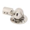 NDNCZDHC Boat Antenna Mount Stainless Steel 180 Degree Adjustable Ratchet Rail Mount Pipe Clamp for Marine Yacht Ship RV view 3