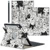 CGFGHHUY for iPad 5th/6th Generation Case for iPad Air 1/2 Case 9.7 inch Detachable Wireless Keyboard & 360 Rotating Stand PU Leather Cover with Pen Holder Protective Cover - Many Cute Cats view 1