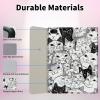 CGFGHHUY for iPad 5th/6th Generation Case for iPad Air 1/2 Case 9.7 inch Detachable Wireless Keyboard & 360 Rotating Stand PU Leather Cover with Pen Holder Protective Cover - Many Cute Cats view 2