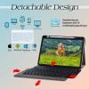 BFDHGQZC Keyboard Case for iPad Pro 12.9 Case (6th/5th/4th/3rd Generation, 2022/2021/2020/2018) with Pen Holder,360 Degree Rotating Stand Protective Cover,Sea Turtle view 2