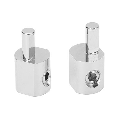 2pcs Amp Input Reducer Adapter 1/0 Gauge to 4 Gauge Plated 6061 Aluminum Cars Boats