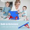 AKABEILA Compatible with Apple iPad Air 11(2024) 11 inch Tablet CaseLightweight Shockproof Rugged Protective Cover with Kickstand for Kids Children Boys Babies Blue Red view 2