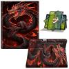 BFDHGQZC Keyboard Case for Samsung Galaxy Tab S9 FE 10.9 Inch 2023(X510/X516/X518) with Pen Holder,360 Degree Rotating Stand Protective Cover,Red Dragon view 1