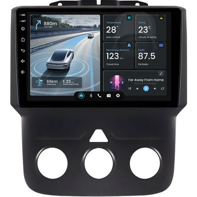 4Core+64GB Radio for Dodge RAM 1500 2500 2013-2018: 1280 * 800 IPS HD Touchscreen Stereo Replacement Head Unit Wireless CarPlay Android Auto 5G WiFi Bluetooth GPS RDS FM Mirror Link (Manual AC Only)