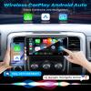 4Core+64GB Radio for Dodge RAM 1500 2500 2013-2018: 1280 * 800 IPS HD Touchscreen Stereo Replacement Head Unit Wireless CarPlay Android Auto 5G WiFi Bluetooth GPS RDS FM Mirror Link (Manual AC Only) view 2