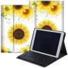 DEGDFSGR Keyboard Case for Samsung Galaxy Tab A7 Lite 8.7 Inch 2021 Model (SM-T220/T225/T227), Magnetic Closure Detachable Bluetooth Keyboard for Samsung Galaxy A7 Lite Case, Sunshine Flower view 1