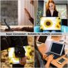 DEGDFSGR Keyboard Case for Samsung Galaxy Tab A7 Lite 8.7 Inch 2021 Model (SM-T220/T225/T227), Magnetic Closure Detachable Bluetooth Keyboard for Samsung Galaxy A7 Lite Case, Sunshine Flower view 2