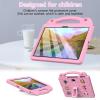 AKABEILA Compatible with Honor Pad 9 2023 12.1 inch Tablet Case, Kids Friendly Universal Lightweight Shockproof Protective Case with Shoulder Strap & Stand Handle & Pen Tray Pink view 2