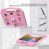 AKABEILA Compatible with Honor Pad 9 2023 12.1 inch Tablet Case, Kids Friendly Universal Lightweight Shockproof Protective Case with Shoulder Strap & Stand Handle & Pen Tray Pink view 3