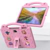 AKABEILA Compatible with Honor Pad 9 2023 12.1 inch Tablet Case, Kids Friendly Universal Lightweight Shockproof Protective Case with Shoulder Strap & Stand Handle & Pen Tray Pink view 4
