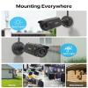 ZOSI 3K Lite 16CH Security Camera System,12pcs Wired 1080P Outdoor Indoor Weatherproof Cameras,AI Human Vehicle Detection,Night Vision,H.265+ 16 Channel CCTV DVR with 2TB HDD for 24/7 Recording view 4