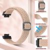 Puhuite Elastic Braided Watch Band Compatible with Fitbit Inspire 3/Inspire 2/Inspire/Inspire HR/Fitbit ace 3/Ace 2, Adjustable Stretchy Strap Sport Nylon Loop Replacement Wristband for Fitbit Inspire view 2