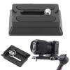 Denash Quick Release Plate Tripod Ball Head Base for Ronin rsc2 rs2 rs3 Stabilizer, Anti Twisting Locking Screws, Slip Rubber Pad view 1