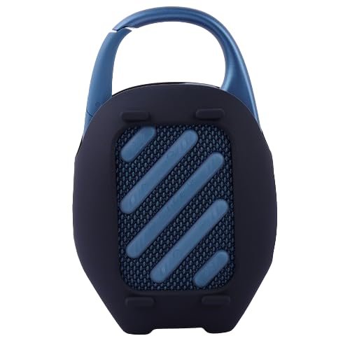 DirectNine Basics Speaker Case for JBL CLIP5 Shockproof Silicone Protective Cover for JBL CLIP 5 Speaker Shell Waterproof and Dustproof Soft Full Protection Cover Skin Protective Sleeve Accessories (Black)