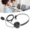 Gsycle Telephone Headset, Call Center Headset Mono Telephone Headset Call Center Office Headphone Jack Phone Headset with Microphone view 3