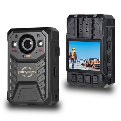 ponycam 1440P Body Worn Camera, 17H Video Recording Body Cameras64G Memory