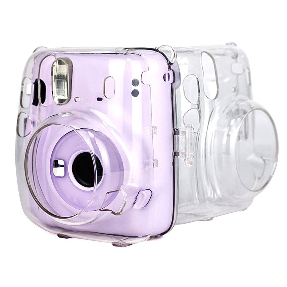 Transparent Protective Camera Case with Removable Shoulder Strap mini11 Instant Camera