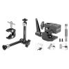 NEEWER 9.8"/25cm Adjustable Magic Arm with Super Clamp Kit, 1/4" & 3/8" Threads, 1/4" Screws for Flash/LED Light/Microphone/Monitor, Compatible with SmallRig Camera Cage, Max Load: 4.4lb/2kg, ST25C view 1