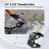 NEEWER 9.8"/25cm Adjustable Magic Arm with Super Clamp Kit, 1/4" & 3/8" Threads, 1/4" Screws for Flash/LED Light/Microphone/Monitor, Compatible with SmallRig Camera Cage, Max Load: 4.4lb/2kg, ST25C view 4