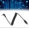 2.5mm-N3 Camera Remote Control Shutter Release Cable for D7200 D7000 D3200 D5100 D750,Plastic Alloy Material Stretchable Spiral Coil Remote Switch Shutter Release Cord view 2