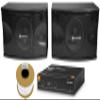 Audiosavings Bundle: (1) JBL CSA 2120 2 x 120w 2-Channel Power Amplifier, (1) Pair Rockville KPS80 8" 3-Way 800 Watt Karaoke/Pro Speakers, (1) Rockville Speaker (3 Items) view 1