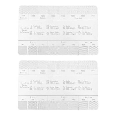 Sorandy Coffee Grind Measure Tool, 16 Types, 200-1700m, Stainless Steel, Single Piece Construction, 8.5x5.4cm