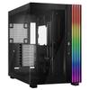 be quiet! Light Base 900 DX Black PC case | Fully Windowed Front and Side Panel | Dual Chamber | ARGB LED Strip | Inverted and Horizontal Layout Customizable | E-ATX Motherboard Compatible | BGW69 view 1