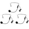 Beufee Headset Microphone, 3PCS Headset Mic 3.5mm Screw Plug Wired Condenser Headset Microphone Microphone Headset for Speaking view 1