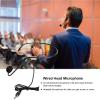 Beufee Headset Microphone, 3PCS Headset Mic 3.5mm Screw Plug Wired Condenser Headset Microphone Microphone Headset for Speaking view 3