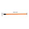 MECCANIXITY Fastening Hook and Loop Cable Tie 24 Inch x 1 Inch Reusable with Buckle Adjustable Multi-Purpose Wire Strap for Cord Management Orange, Pack of 10 view 2