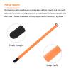 MECCANIXITY Fastening Hook and Loop Cable Tie 24 Inch x 1 Inch Reusable with Buckle Adjustable Multi-Purpose Wire Strap for Cord Management Orange, Pack of 10 view 4