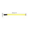 MECCANIXITY Fastening Hook and Loop Cable Tie 16 Inch x 13/16 Inch Reusable with Buckle Adjustable Multi-Purpose Wire Strap for Cord Management Yellow, Pack of 10 view 2