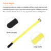 MECCANIXITY Fastening Hook and Loop Cable Tie 16 Inch x 13/16 Inch Reusable with Buckle Adjustable Multi-Purpose Wire Strap for Cord Management Yellow, Pack of 10 view 4