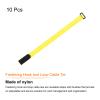 MECCANIXITY Fastening Hook and Loop Cable Tie 20 Inch x 1 Inch Reusable with Buckle Adjustable Multi-Purpose Wire Strap for Cord Management Yellow, Pack of 10 view 3