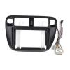 Automotive Interior Multimedia Panel 9 Inch Car Radio Panel Fit For HONDA Fit For Civic (EJ/EK/EM) 1995-2001 Kit Install Adapter Console Bezel Plate Trim Cover Fashionable And Aesthetically Pleasing(L view 1