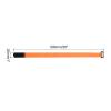 MECCANIXITY Fastening Hook and Loop Cable Tie 20 Inch x 1 Inch Reusable with Buckle Adjustable Multi-Purpose Wire Strap for Cord Management Orange, Pack of 10 view 2