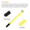 MECCANIXITY Fastening Hook and Loop Cable Tie 12 Inch x 13/16 Inch Reusable with Buckle Adjustable Multi-Purpose Wire Strap for Cord Management Yellow, Pack of 10 view 4