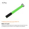 MECCANIXITY Fastening Hook and Loop Cable Tie 12 Inch x 1 Inch Reusable with Buckle Adjustable Multi-Purpose Wire Strap for Cord Management Green, Pack of 10 view 3