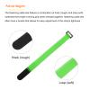 MECCANIXITY Fastening Hook and Loop Cable Tie 12 Inch x 1 Inch Reusable with Buckle Adjustable Multi-Purpose Wire Strap for Cord Management Green, Pack of 10 view 4