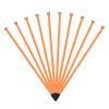 MECCANIXITY Fastening Hook and Loop Cable Tie 35 Inch x 13/16 Inch Reusable with Buckle Adjustable Multi-Purpose Wire Strap for Cord Management Orange, Pack of 10 view 1