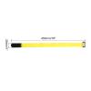 MECCANIXITY Fastening Hook and Loop Cable Tie 18 Inch x 1 Inch Reusable with Buckle Adjustable Multi-Purpose Wire Strap for Cord Management Yellow, Pack of 10 view 2