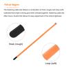 MECCANIXITY Fastening Hook and Loop Cable Tie 31 Inch x 13/16 Inch Reusable with Buckle Adjustable Multi-Purpose Wire Strap for Cord Management Orange, Pack of 10 view 4