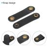 MECCANIXITY 20 Pcs Leather Cable Straps Cord Organizer 63x16mm Ties Soft Cord Holder Winder Keeper Cable Management for USB Cable, Headphone Wire, Earphone view 4