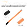 MECCANIXITY Fastening Hook and Loop Cable Tie 16 Inch x 1 Inch Reusable with Buckle Adjustable Multi-Purpose Wire Strap for Cord Management Orange, Pack of 10 view 4